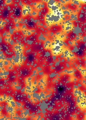 Creation's Brilliant Glow A view of the background radiation left over from the Big Bang